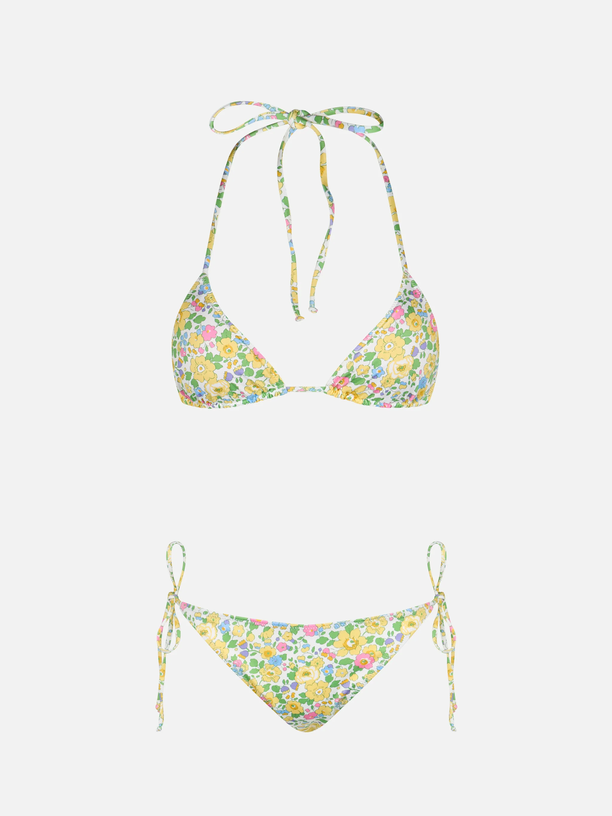 Woman Betsy triangle bikini Leah Virgo | MADE WITH LIBERTY FABRIC - Image 3