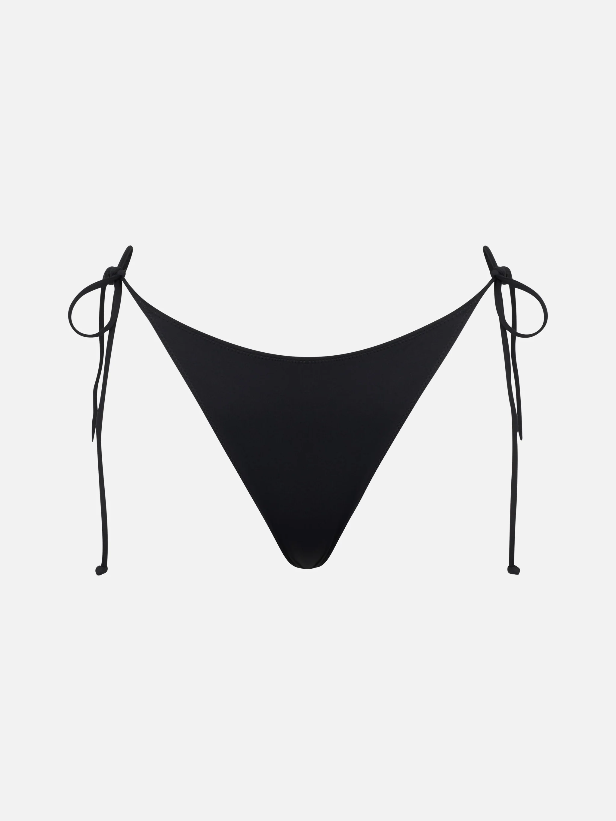 Black Marielle swim briefs with side laces