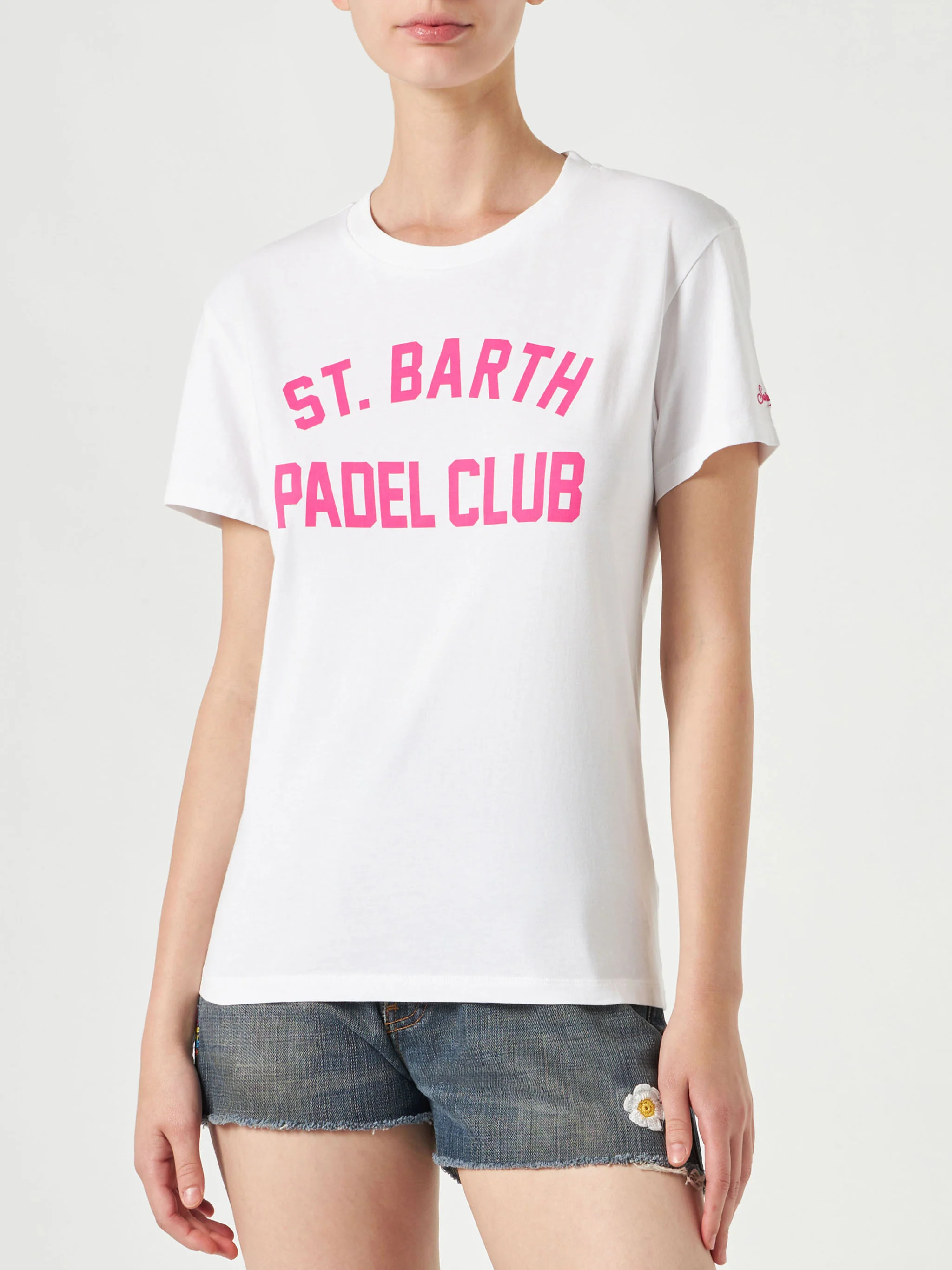 White St. Barth Padel Club Emilie t-shirt
