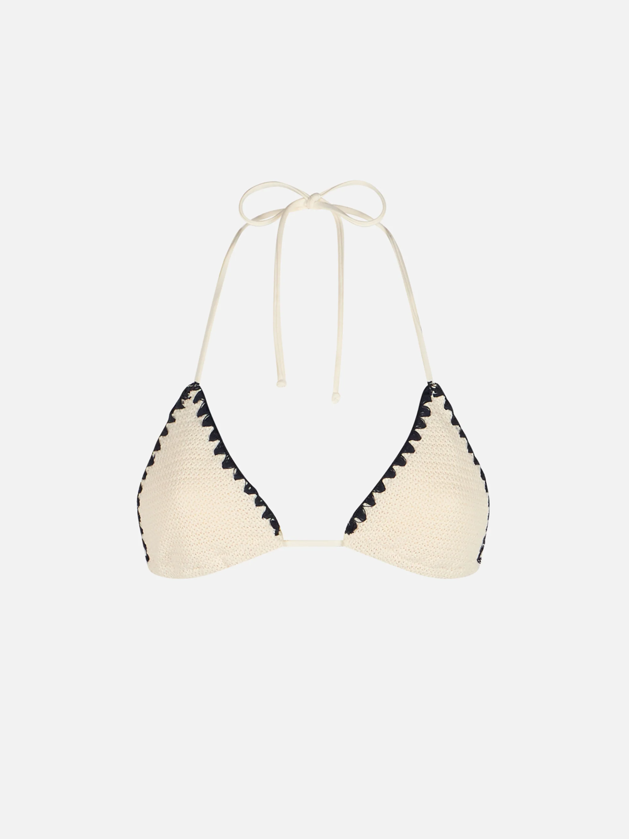 Leah crochet triangle bikini top