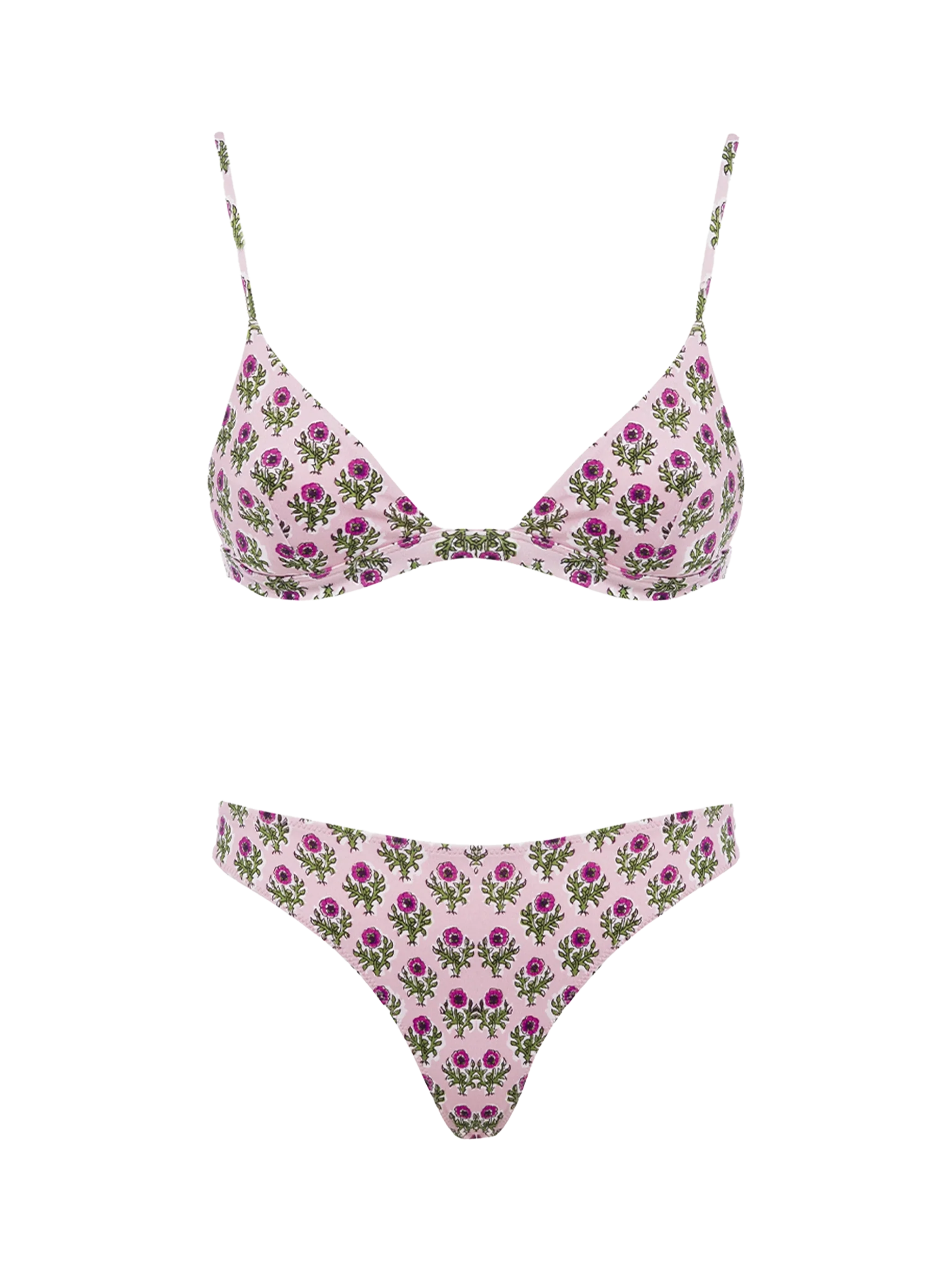 Rylie Lido floral triangle bikini