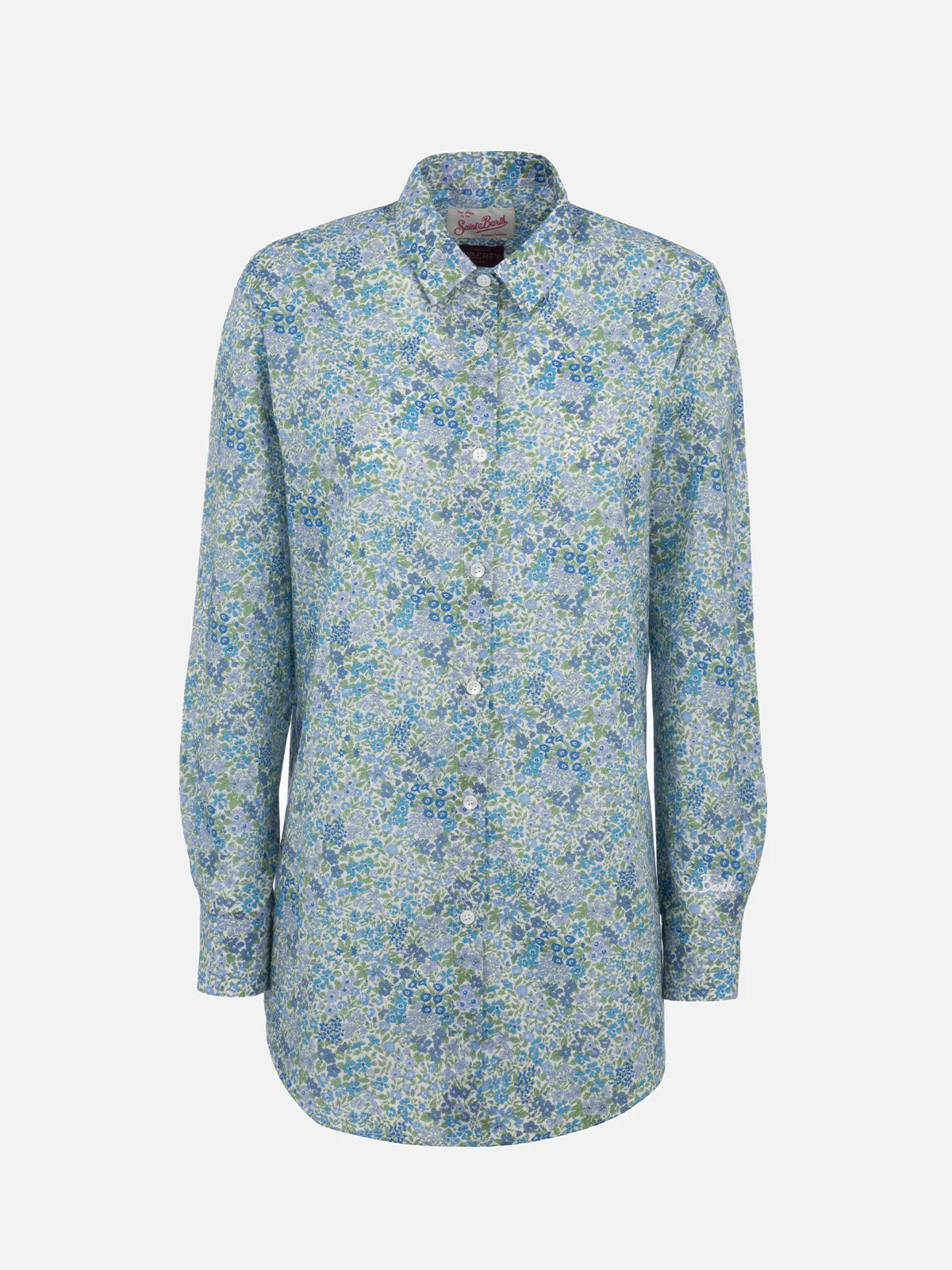 Brigitte cotton shirt with Joanna Luise print | Special Edition - Image 4