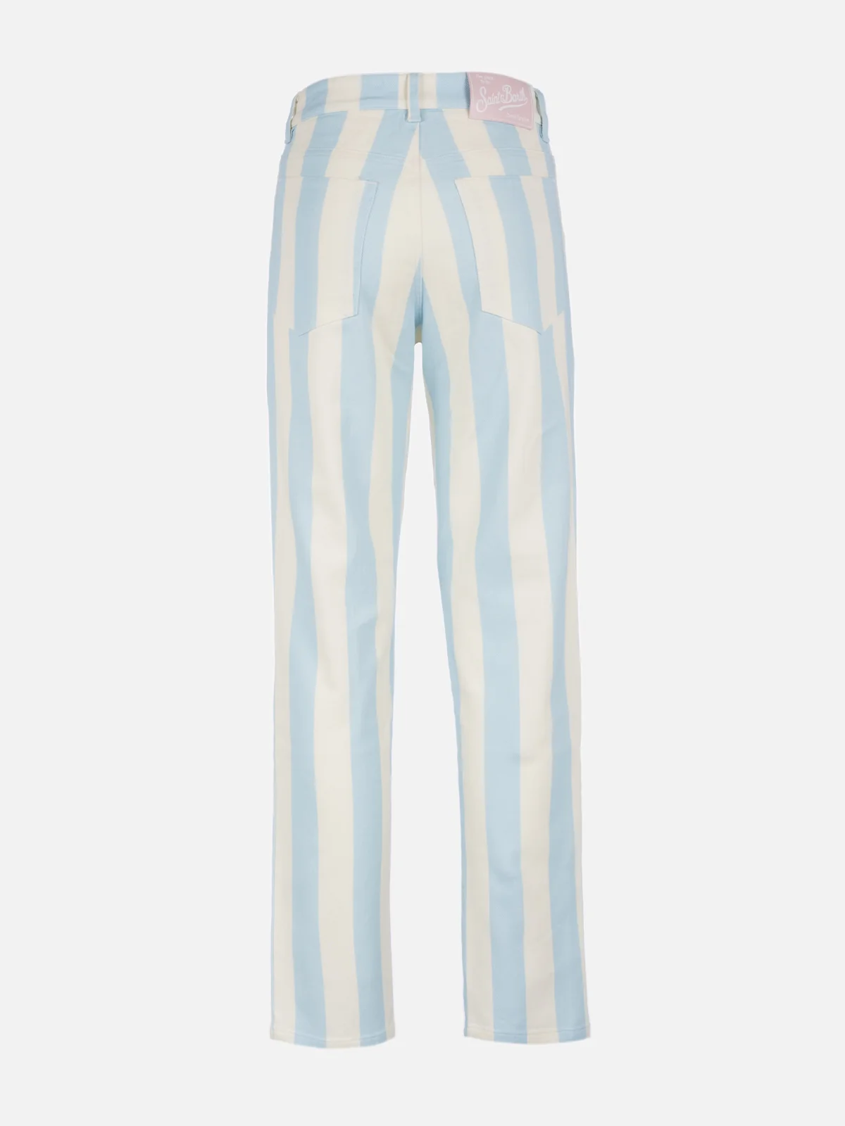 Belleville light blue striped denim pants - Image 6