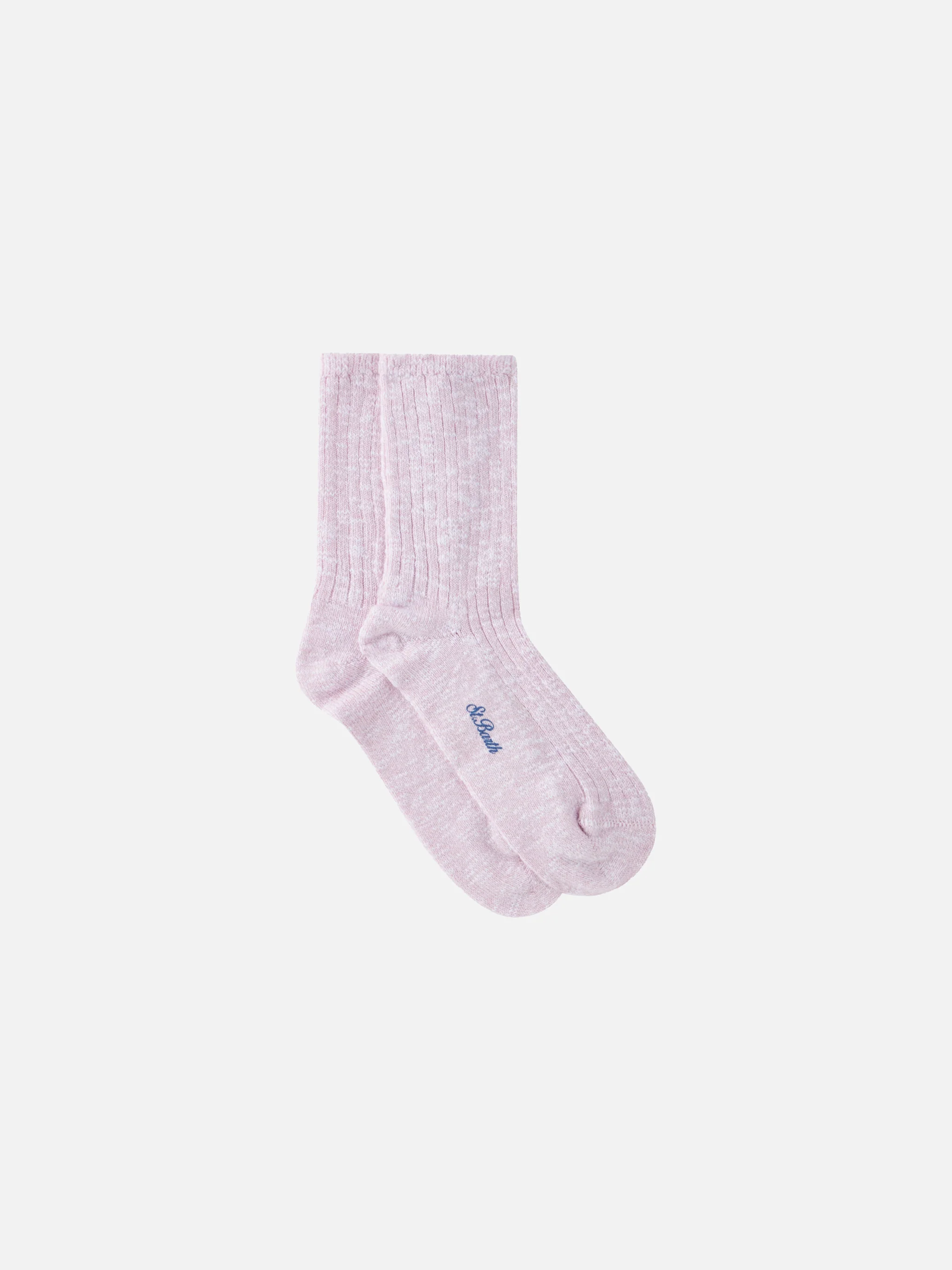 Sox rib pink mélange socks