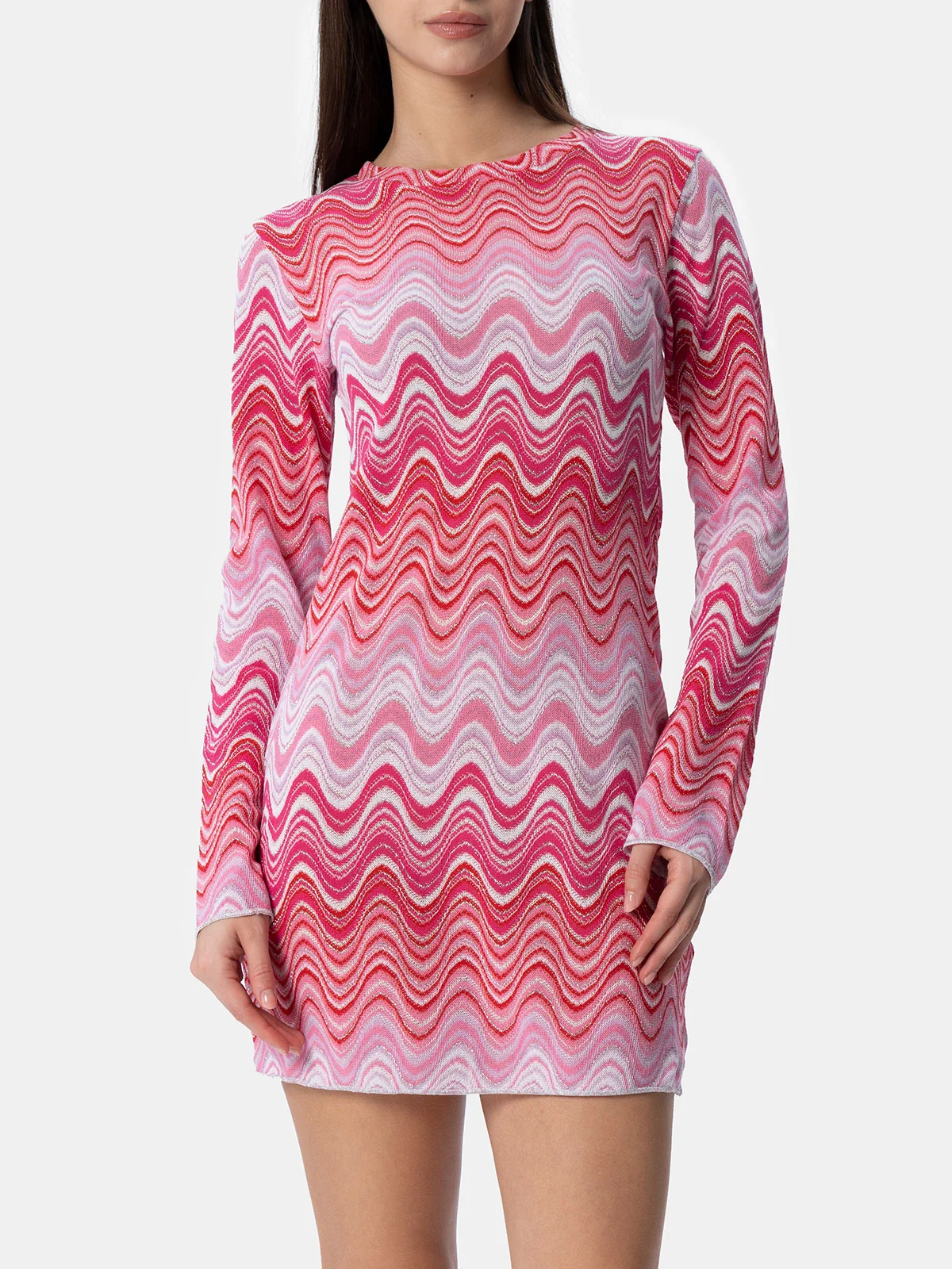 Imany pink raschel dress