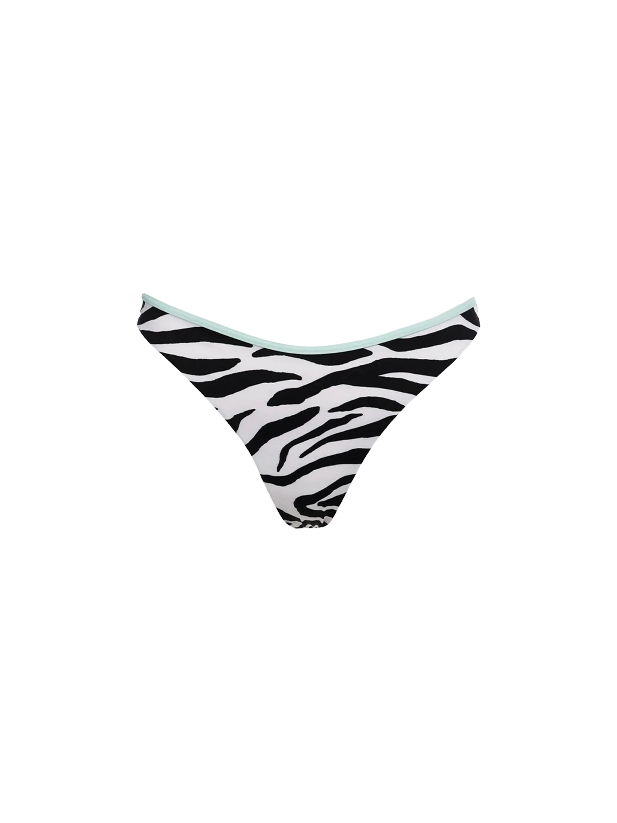 Naomi String zebra print cheeky swim briefs