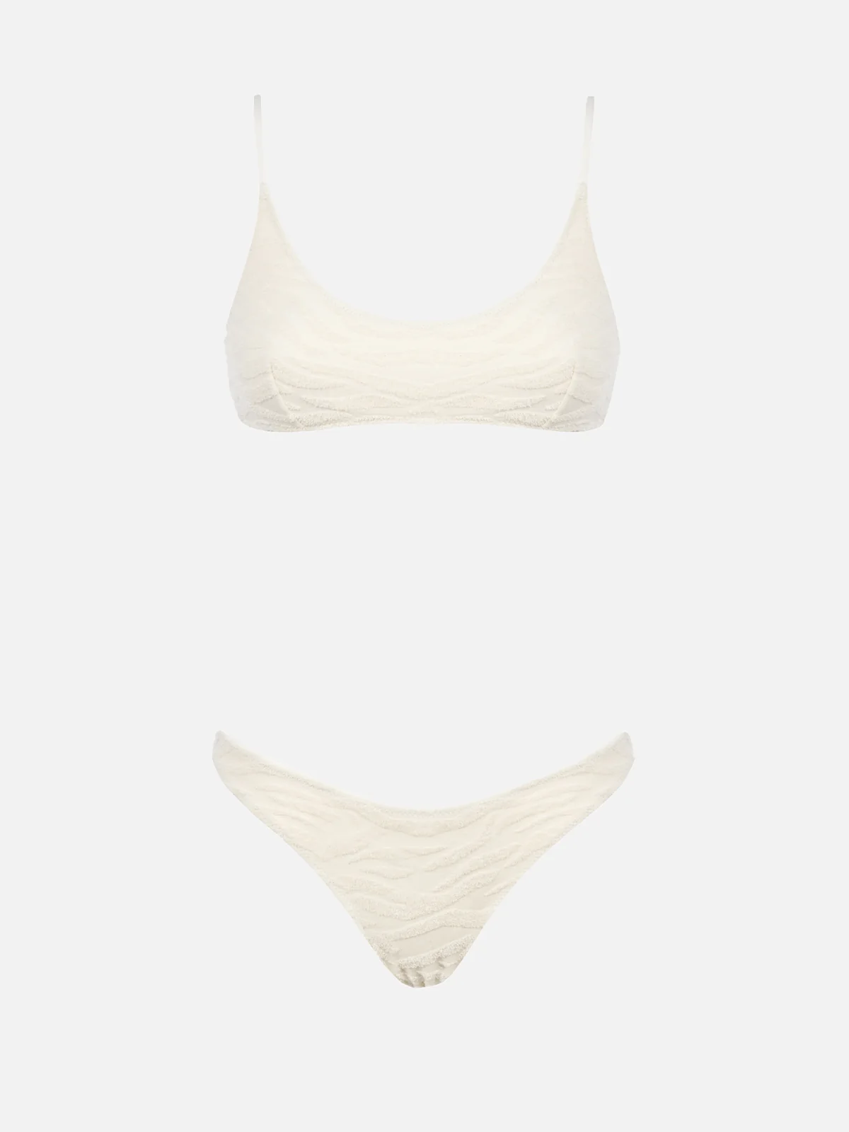 Judy Naomi zebra terry bralette bikini